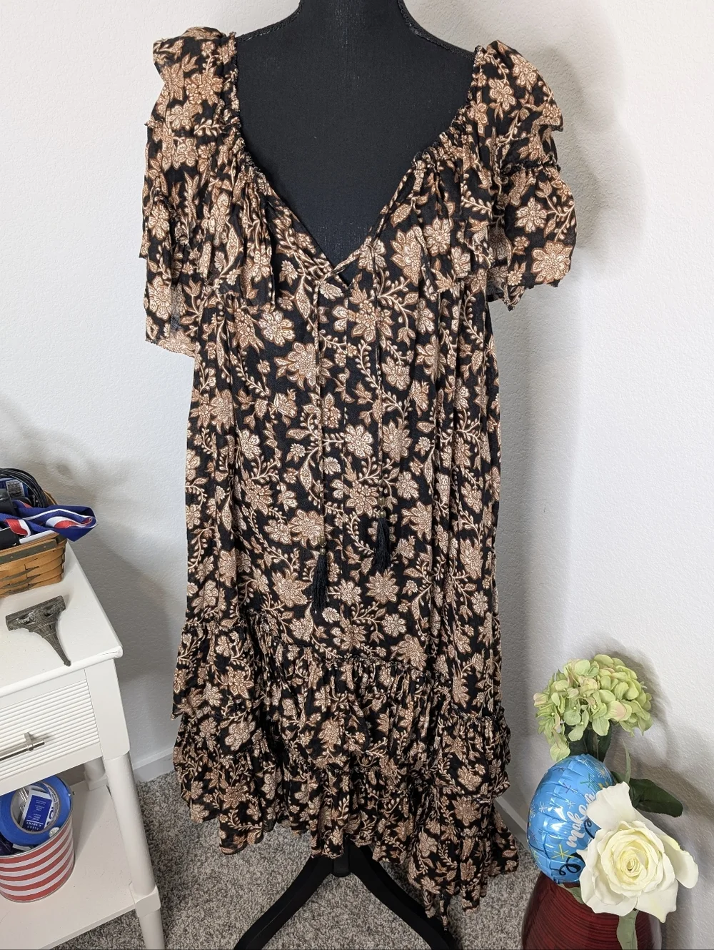 Zimmermann Floral Off-the-Shoulder Tulsi Dress - Picture 4 of 9